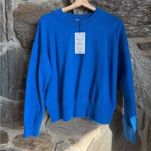 NWT ZARA WOMEN PLAIN KNIT SWEATSHIRT SIZE M